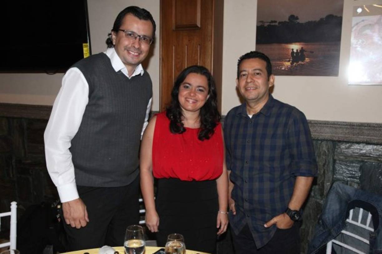 Germán Briceño, Lastenia y Jorge Gallo.