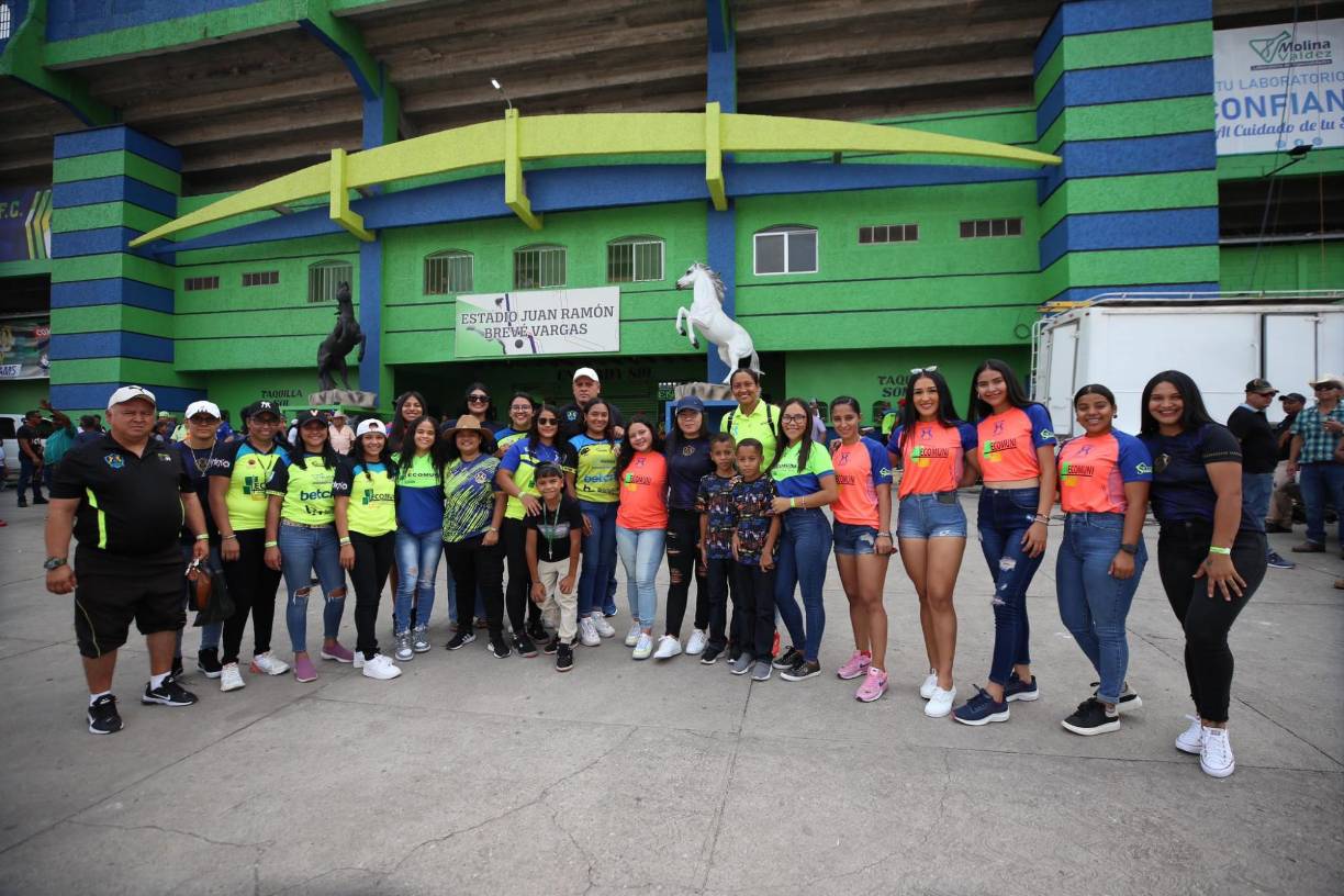 Olancho nunca decepciona y sus fieles aficionados siempre los acompañan.