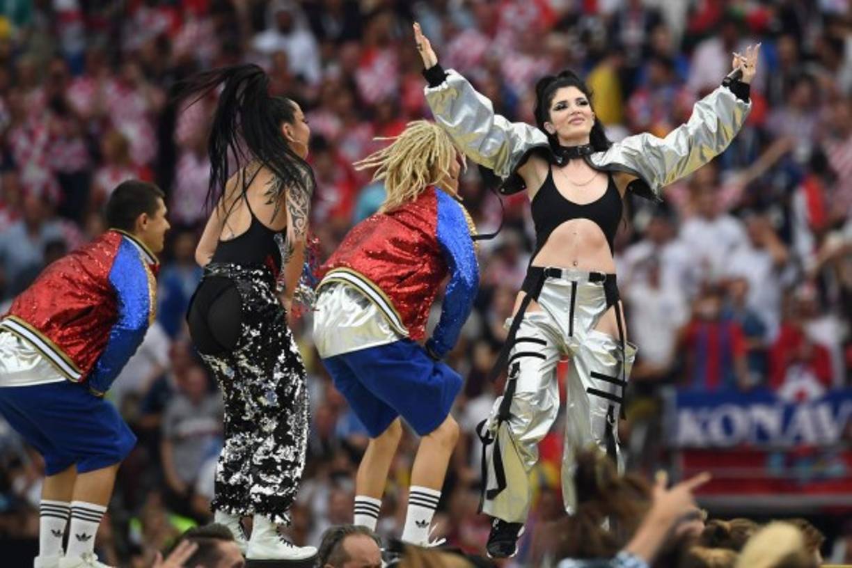Era Istrefi se convirtió en la atracción de la final Francia-Croacia.<br/>