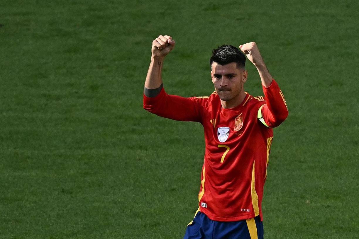 Álvaro Morata puso a ganar a la Selección de España en el partido contra Croacia.