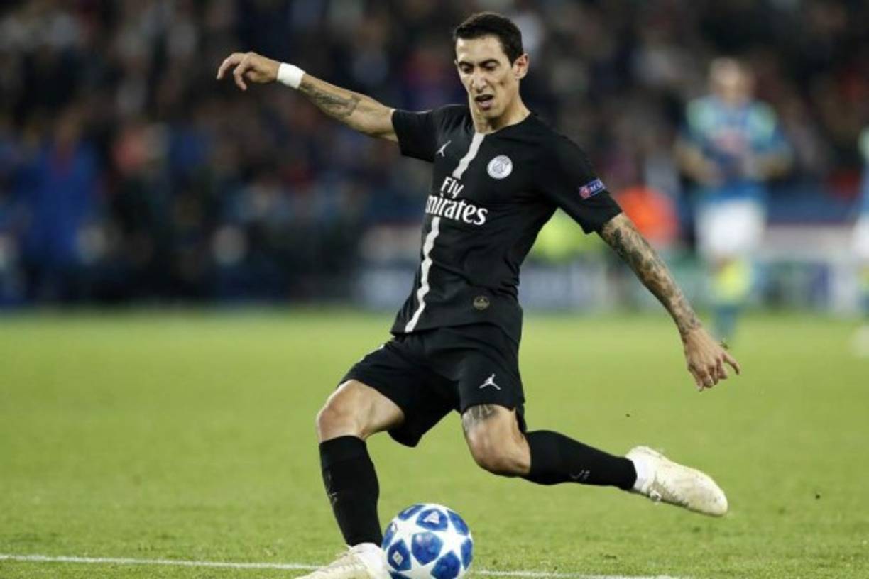 Ángel Di María: El argentino destaca desde hace varios años en el PSG y estará como mediocampista ofensivo.