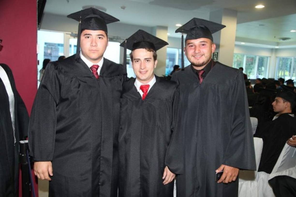 Fuad Hawit, Holman Guevara y Lester Jiménez.