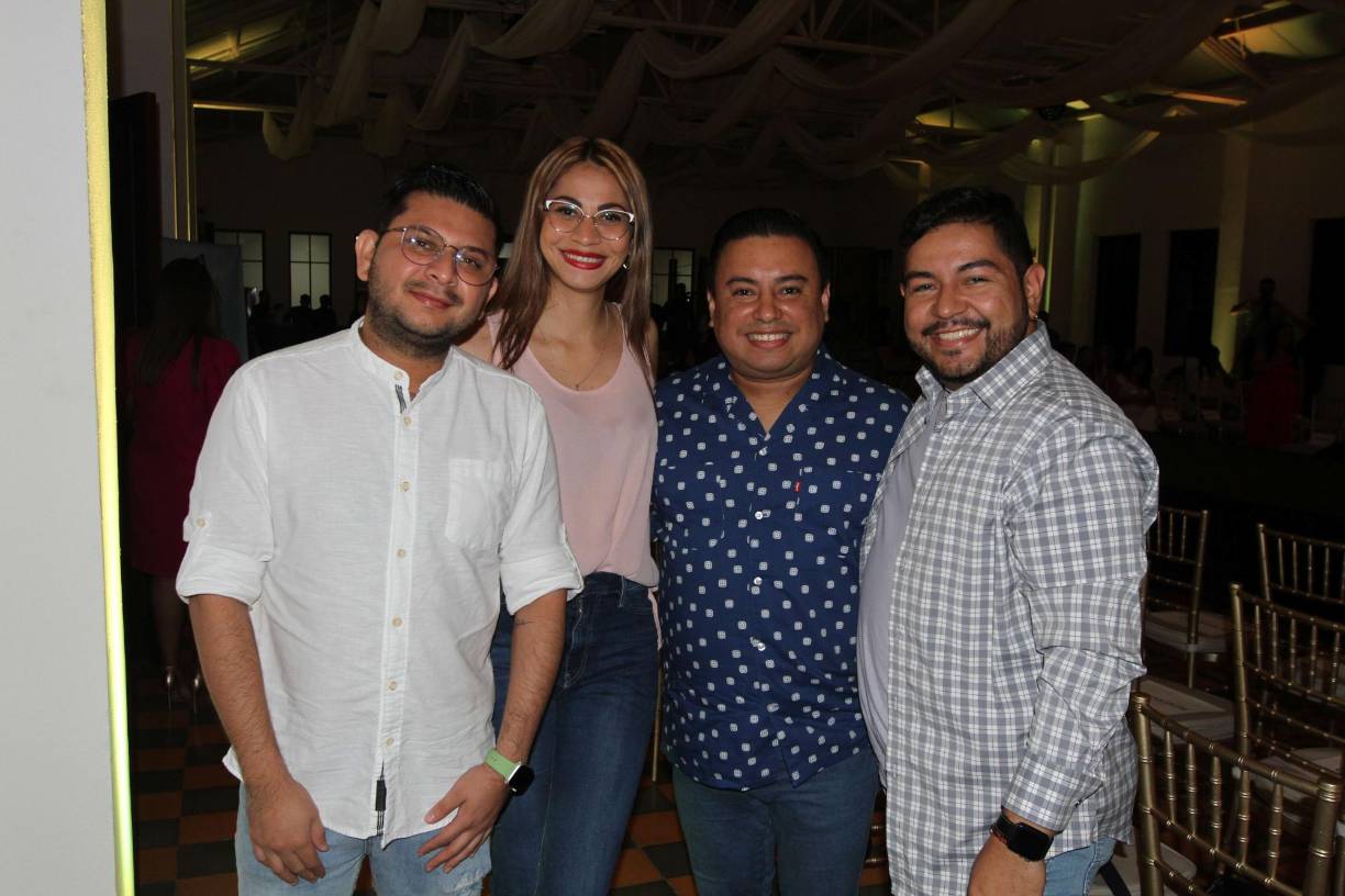 Víctor Grajeda, Yadira Maldonado, Kenneth Córdoba y Omar Tovar