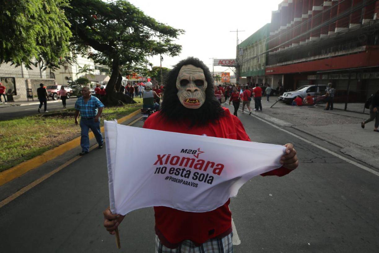 A la marcha, que fue convocada por el coordinador de Libre, también acudió el exdiputado de Libre Rafael Alegría, quien dijo a periodistas que el pueblo exige al Parlamento hondureño la aprobación de la Ley de Justicia Tributaria, que busca mejorar la distribución de la carga fiscal y rechaza el sector privado.