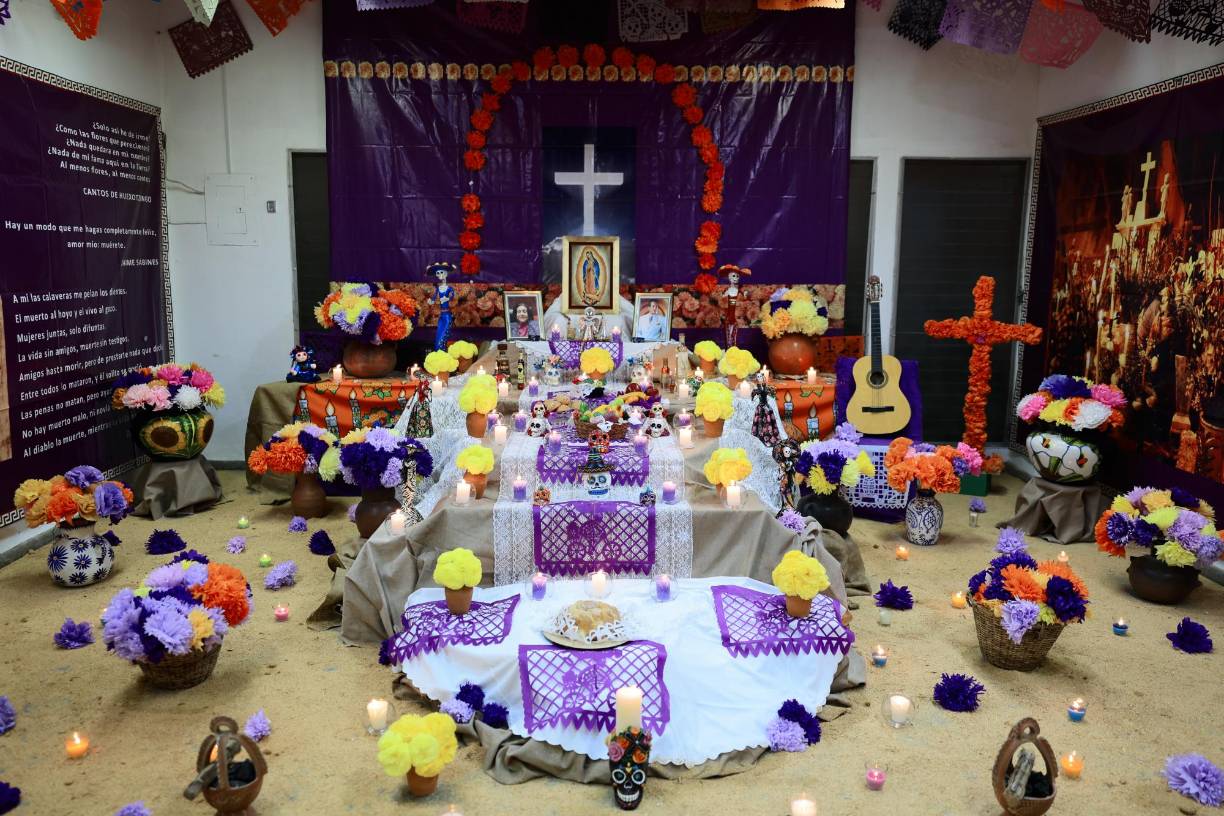 El altar estará abierto al público hasta el 30 de noviembre, en un horario de 9 a. m., a 4 p. m.