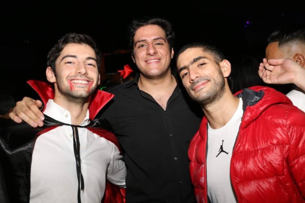 Pablo Kawas, Luis Larach y Johnny Kafati.