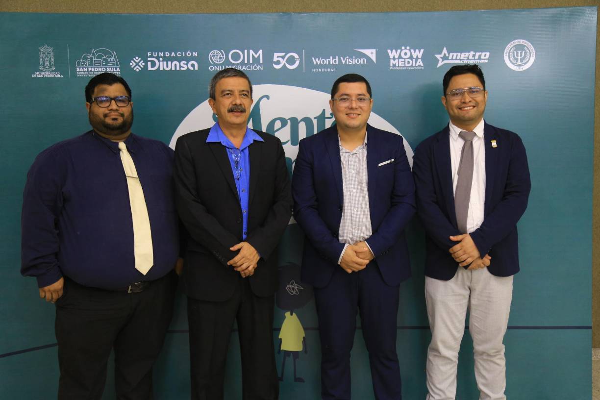 Mauricio Pastrana, Manuel Orellana, Josué Miranda y Ariel Posso