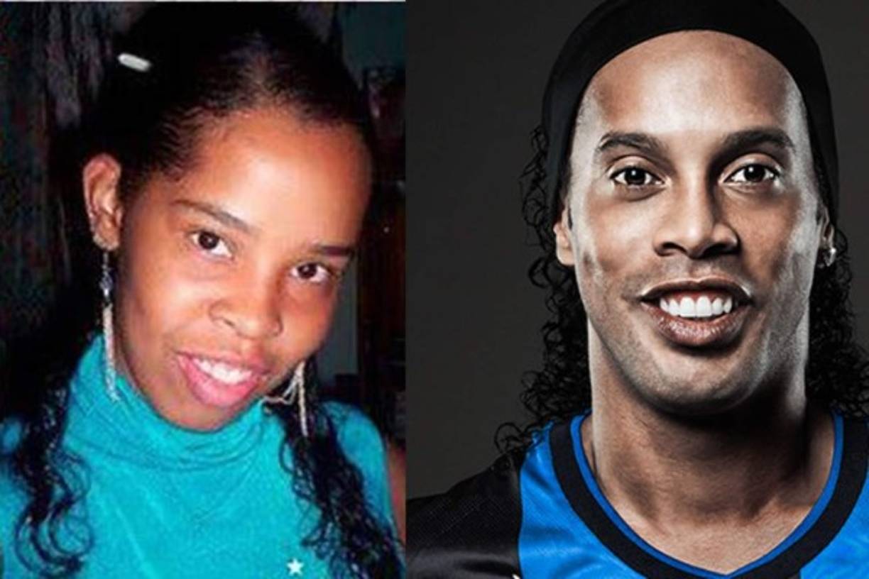 Al primero al que le encontraron a su gemela fue al astro Ronaldinho. El brasileño y la niña de la foto comparten esa gran sonrisa que los caracteriza casi como únicos, así como el cabello y el color de piel.<br/>