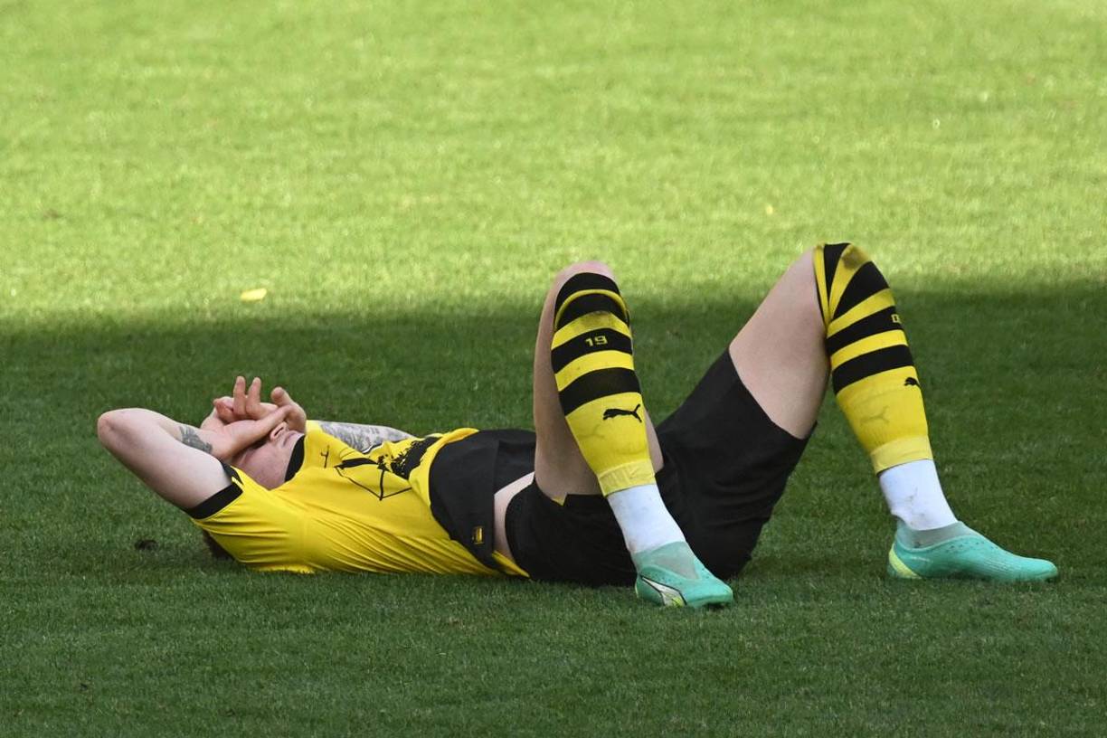 Las dolorosas imágenes del Borussia Dortmund: Reus y Bellingham hundidos