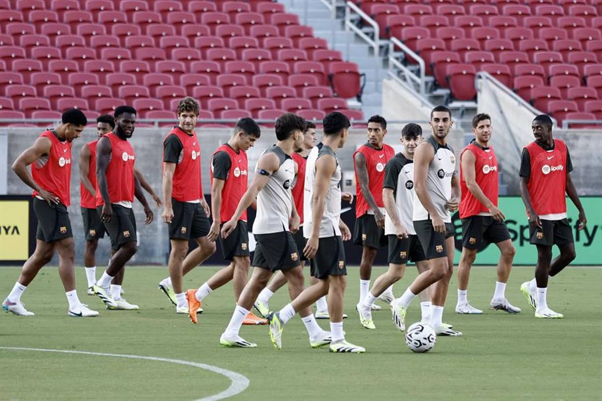 Posteriormente, los de Xavi Hernández jugarán contra el Madrid el sábado 29 de julio en Dallas y cerrarán su gira el martes 1 de agosto frente al Milan en Las Vegas.