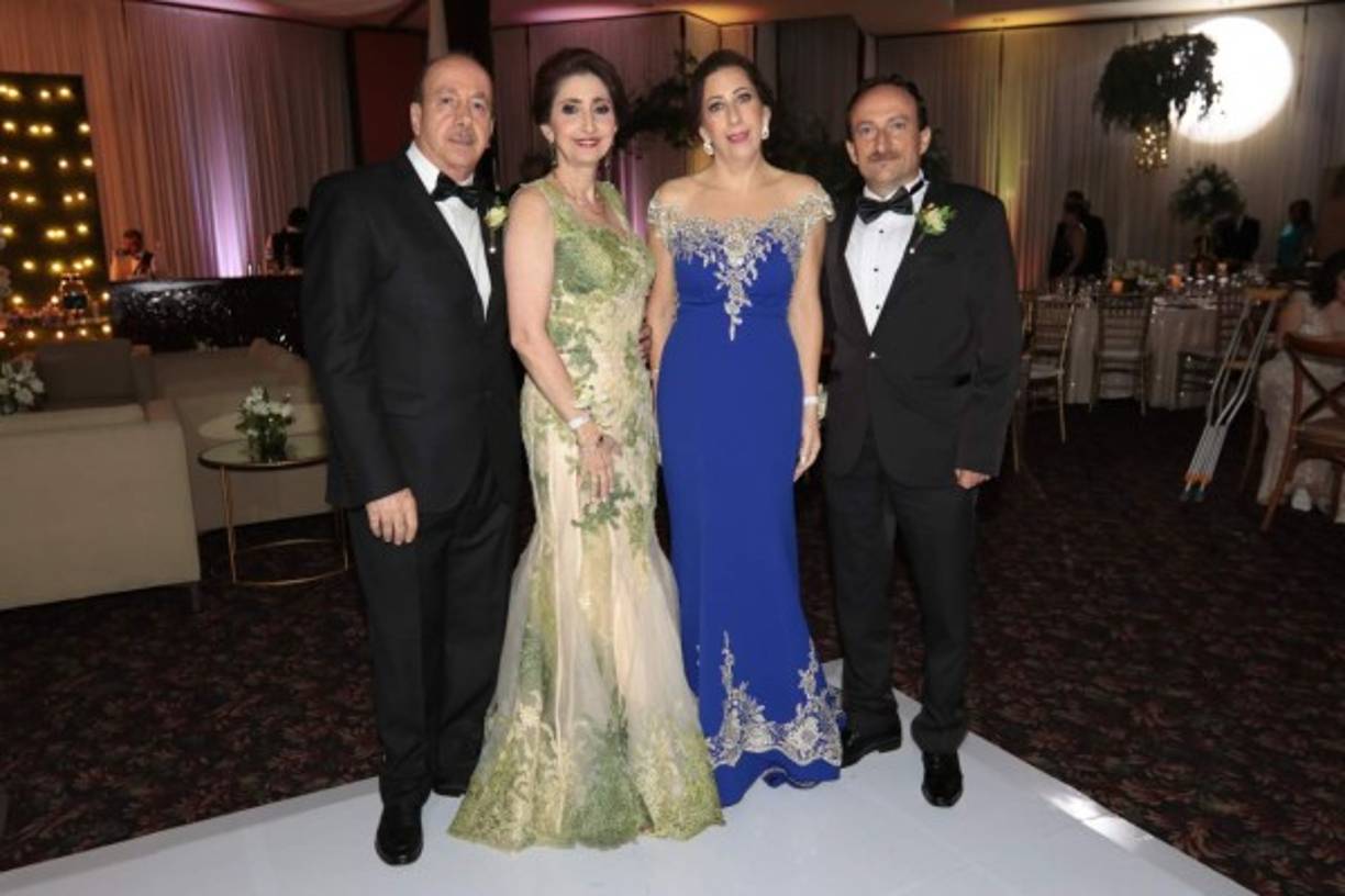 George y Neda Kanawati con Mimi y Ziad Bandak.