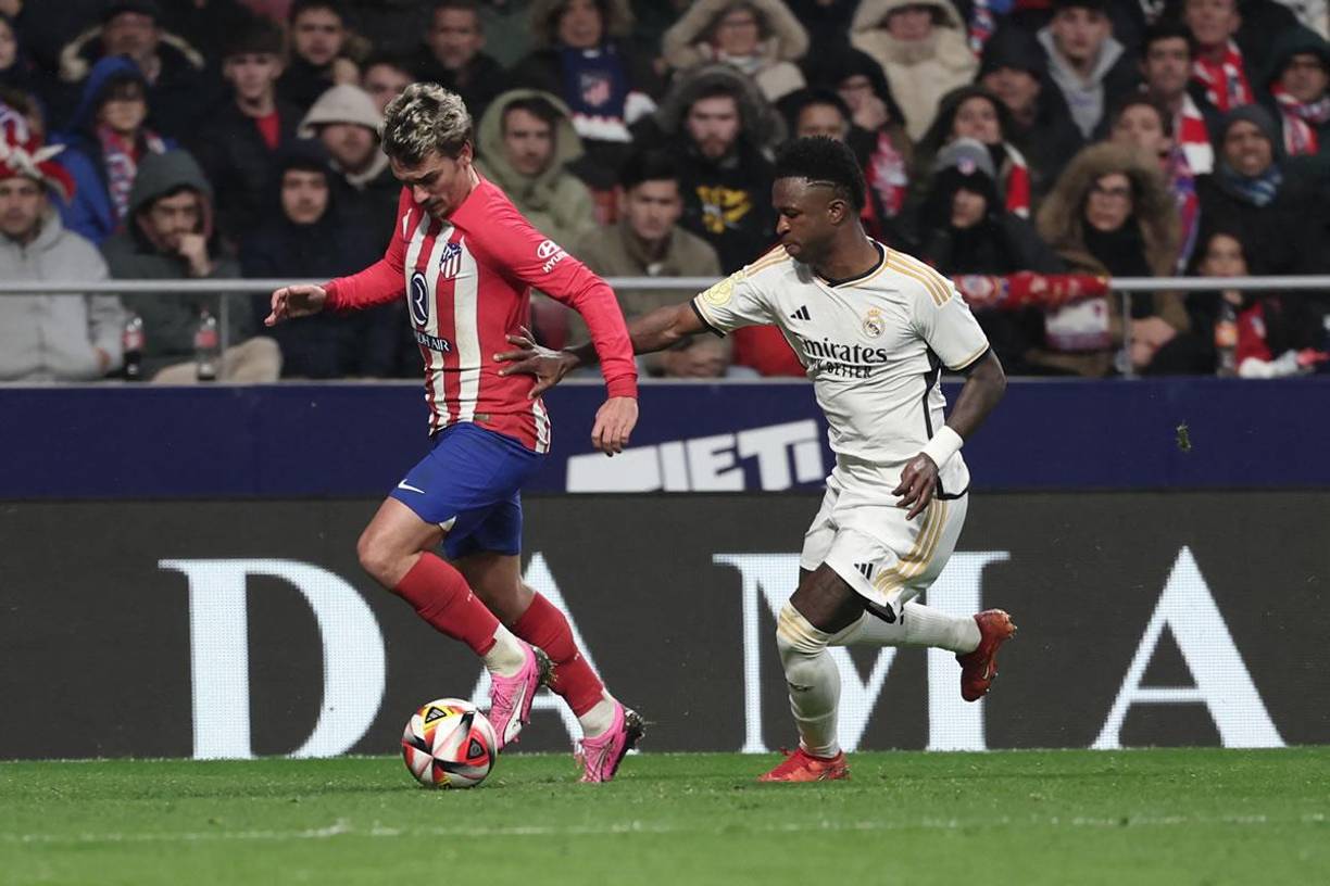 Vinicius perdió el balón, Griezmann lo recuperó y terminó marcando un golazo para la victoria del Atlético.
