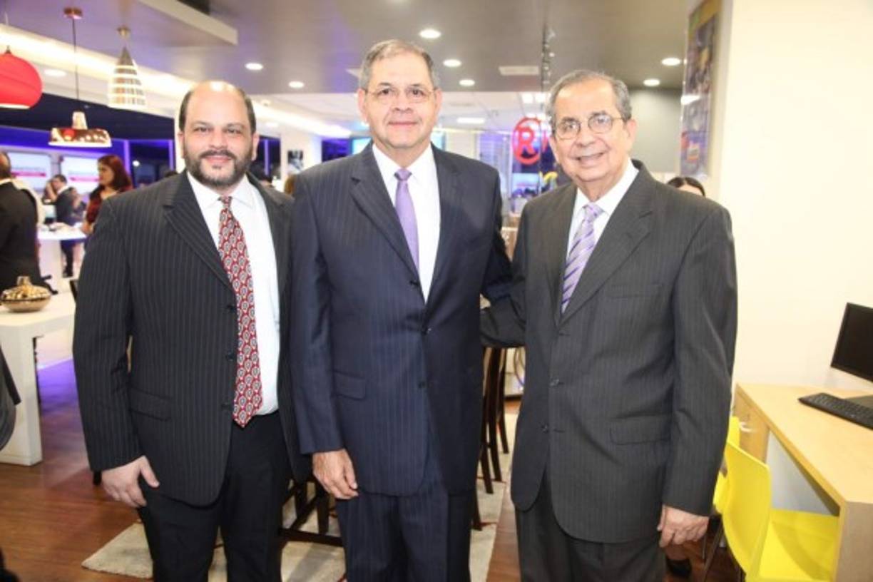 Elías Miselem, Roberto Leiva y José Francisco Saybe