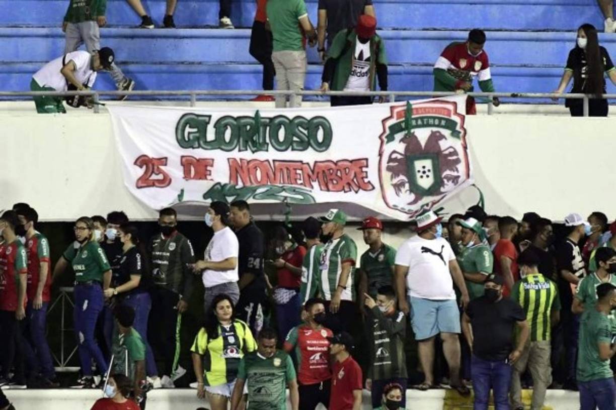 La afición del Marathón volvió al estadio Olímpico para apoyar a su amado equipo.