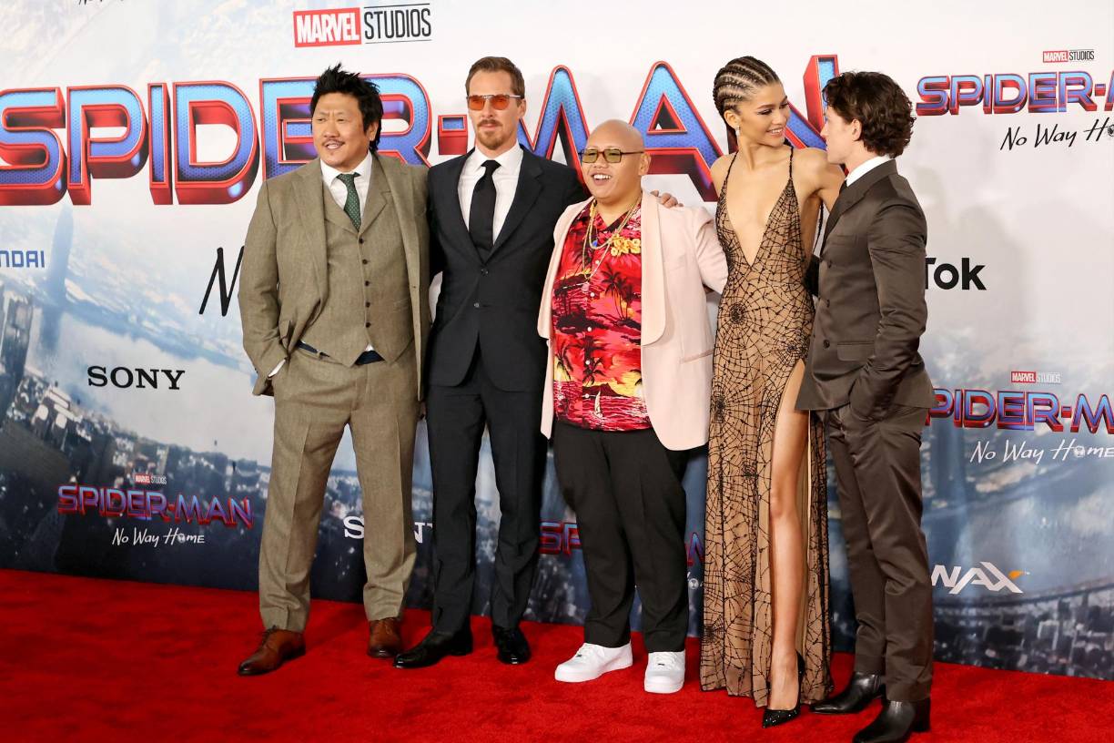 La pareja del momento: Tom Holland y Zendaya brillan en la premier de “Spider-Man: No Way Home”