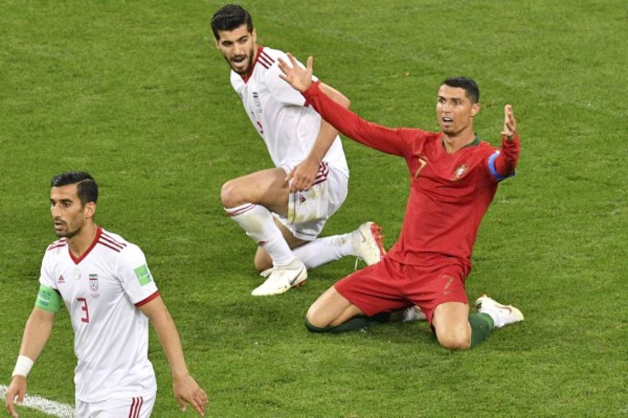 El partido de Cristiano Ronaldo fue para el olvido y estuvo reclamando cada jugada.