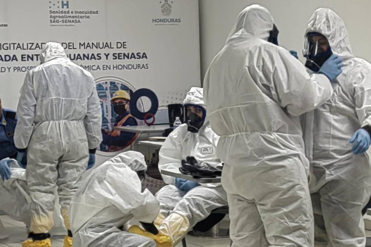 El contenedor venía de Reino Unido con transbordo en Colombia.