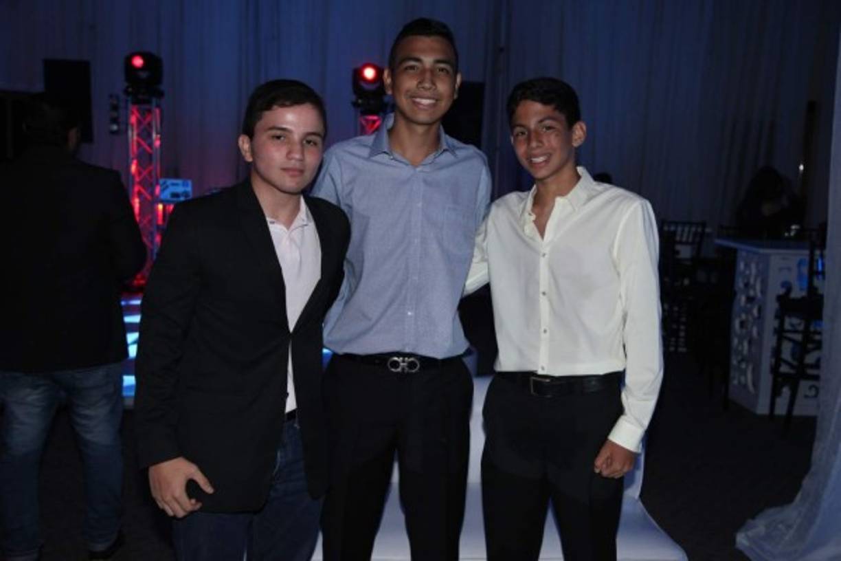 Mario Aguilar, Jorge Gonzales y Yeshua Morales.