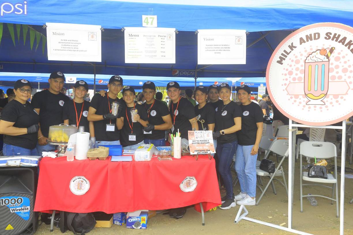 Las sabrosas malteadas de diferentes sabores fueron todo un éxito.