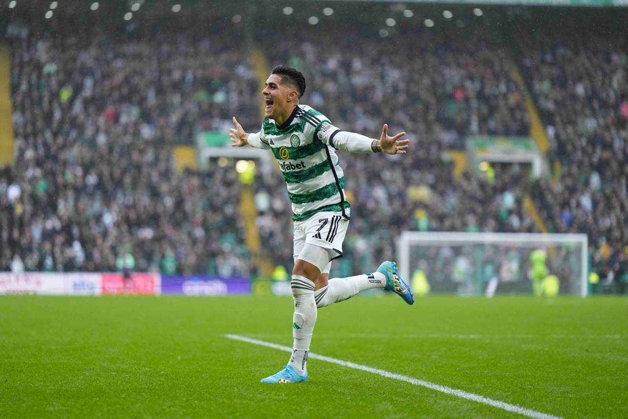 El hondureño explotó de alegría y euforia en la celebración de su golazo contra el Kilmarnock.