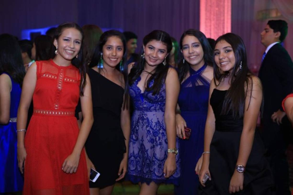 Andrea Enamorado, Margarita Rivera, Aída Soto, Marcela Mejía y María José Pagoaga.