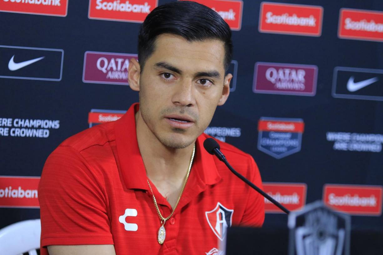 Aldo Rocha, capitán del Atlas de México, compareció en conferencia de prensa previo al duelo de este miércoles ante el Olimpia y se mostró muy cauteloso del cuadro catracho.