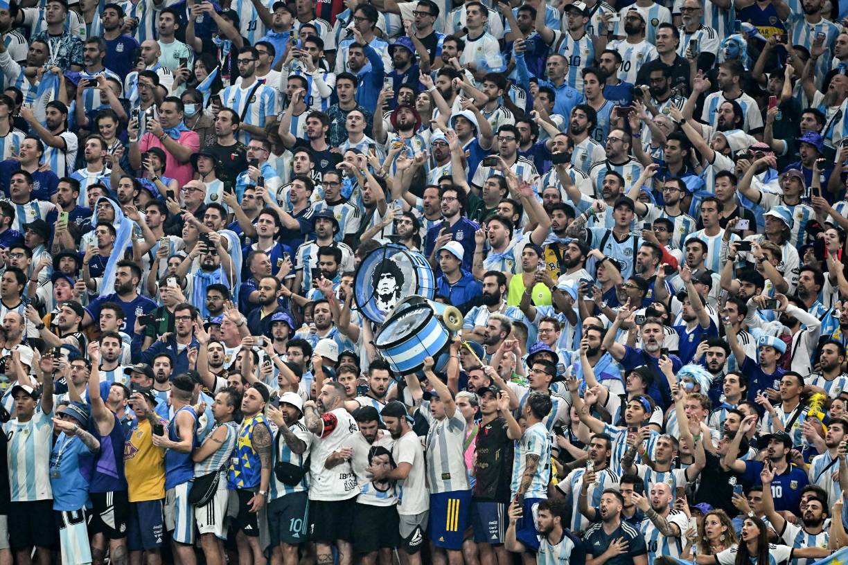 La afición de la Albiceleste ha sido una de las mejores del Mundial de Qatar.