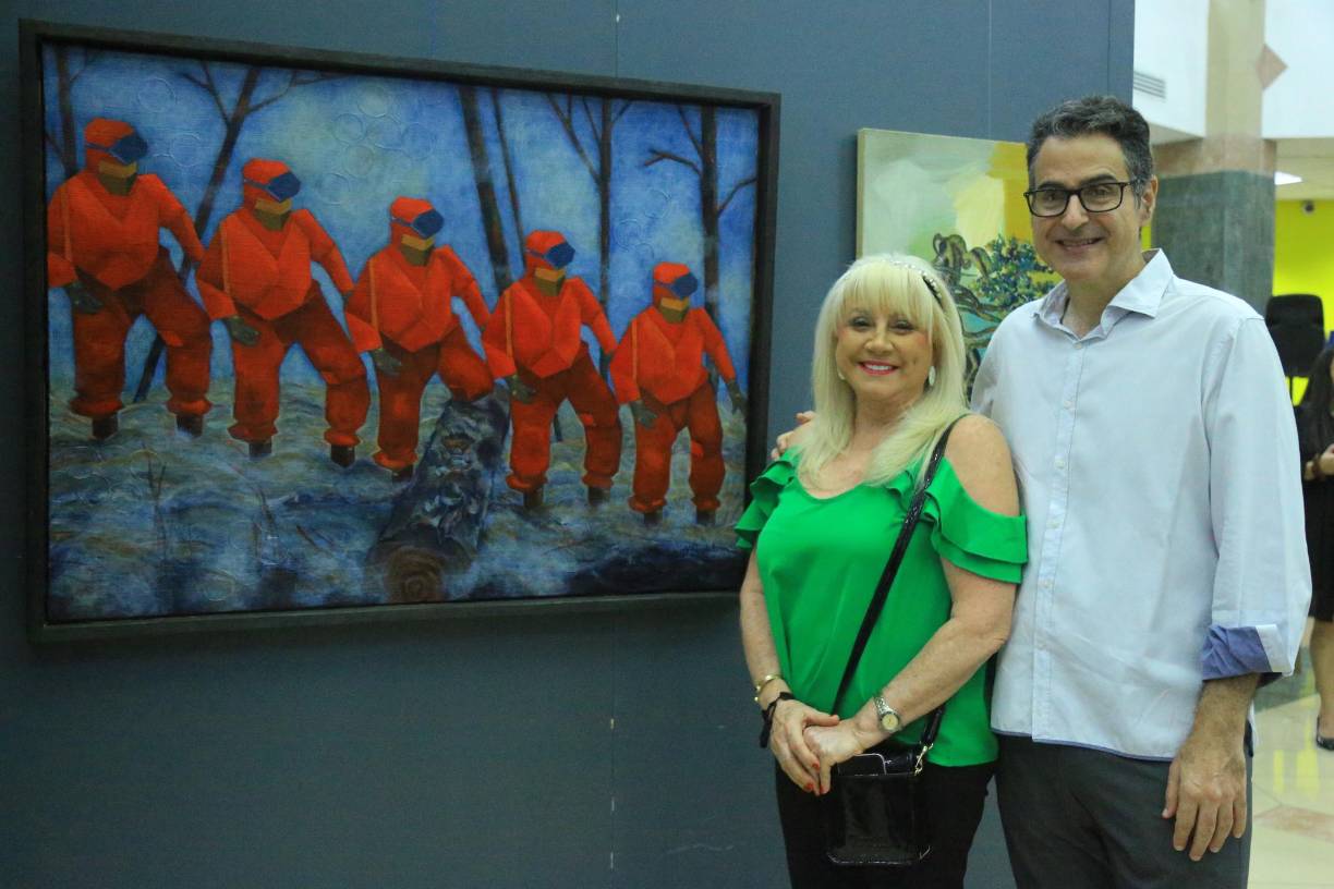 Jacky Babún Sikaffy y Gustavo Larach