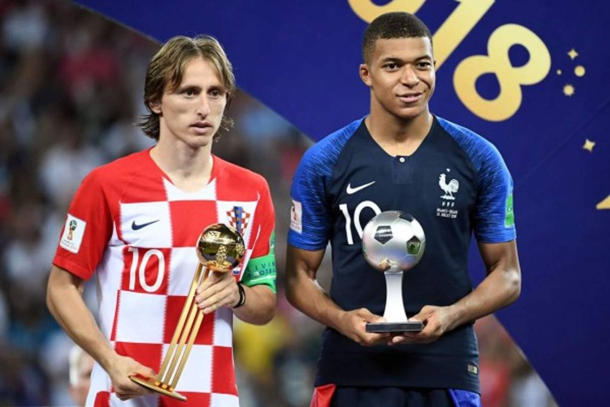 El croata Luka Modric fue elegido como el Mejor Jugador del Mundial de Rusia 2018, mientras el francés Kylian Mbappé fue designado el Mejor Jugador Joven.