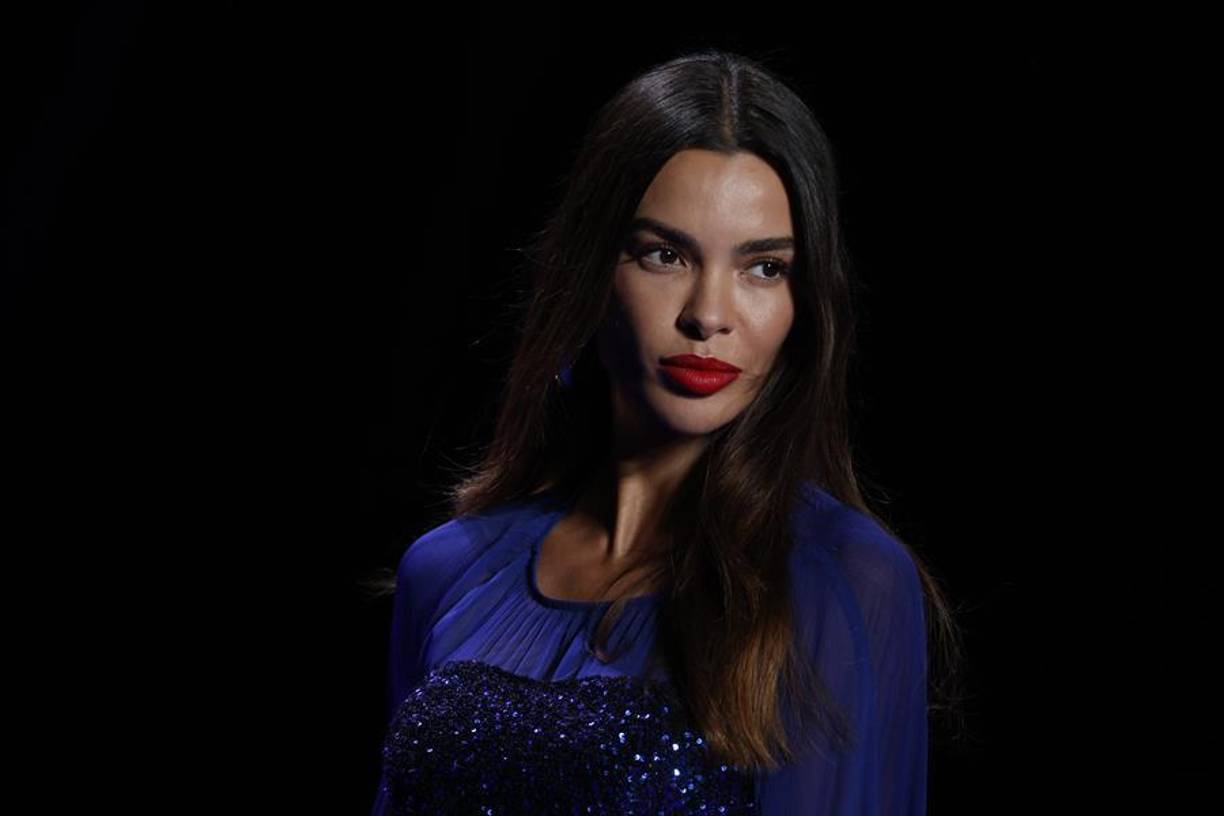 La modelo se olvidó aunque sea por una noche de toda la situación difícil por la que atraviesa.