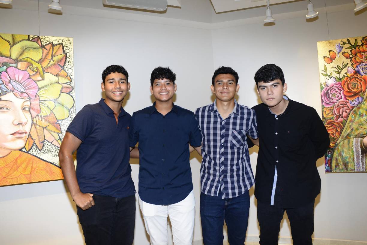 Geovany Castellanos, Abraham Romero, Jahir Borjas y Alejandro 