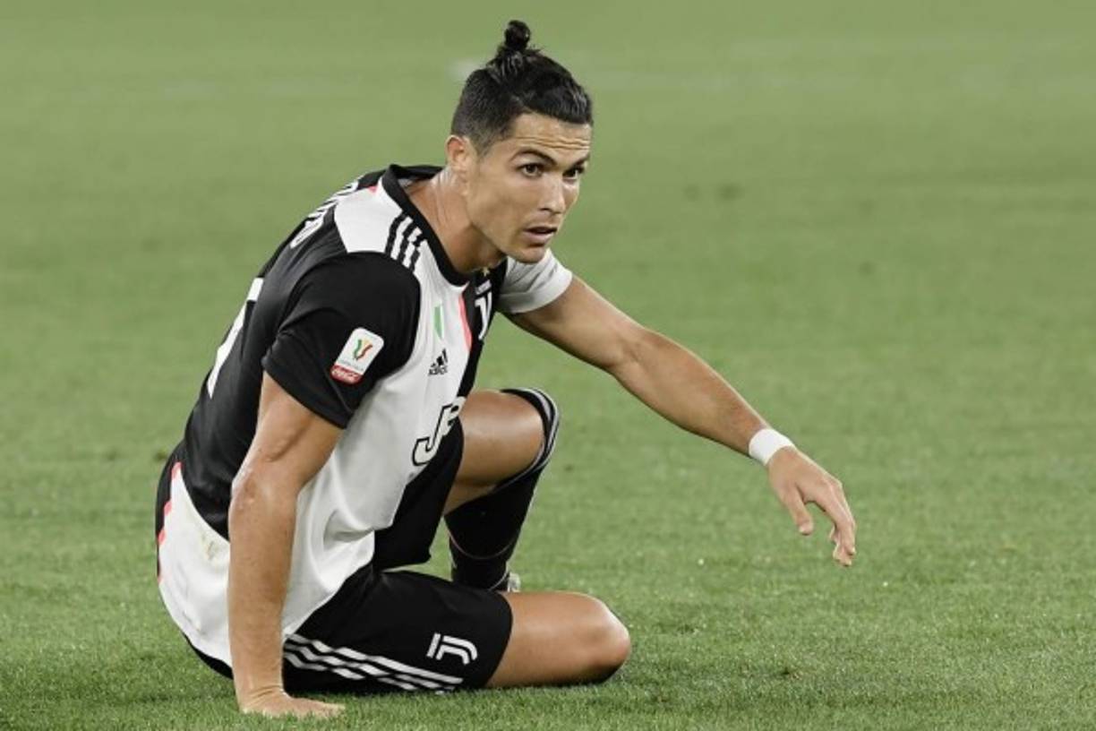 Cristiano Ronaldo se quedó sin patear el último penal de la Juventus.