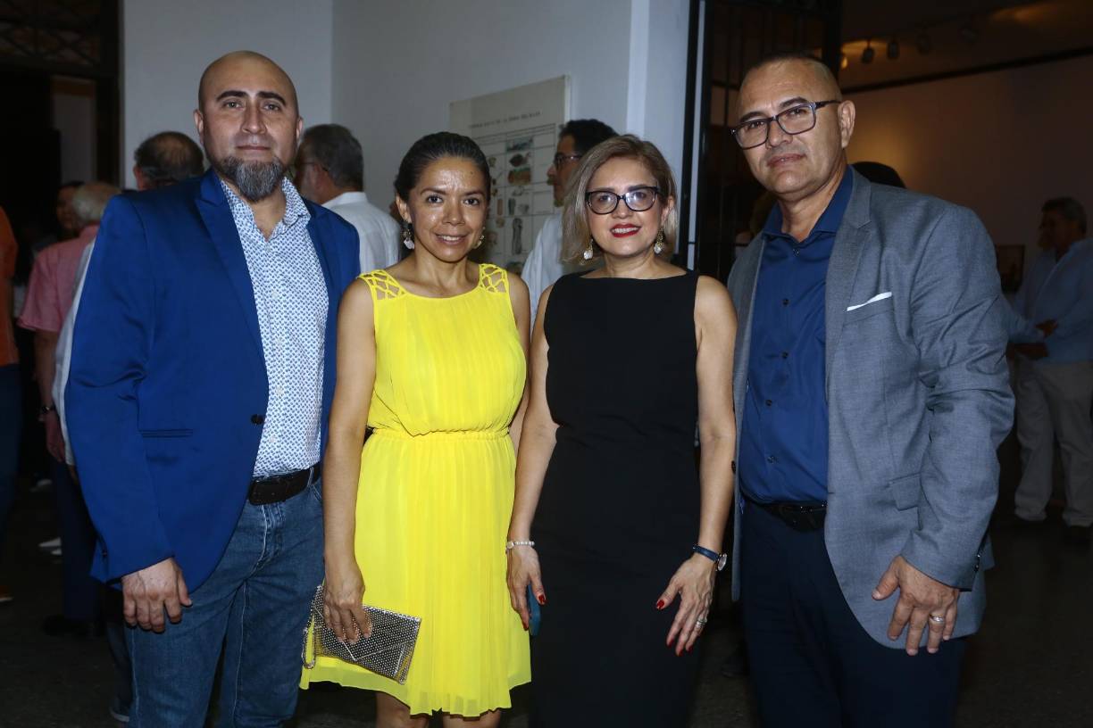 Melvin Cantarero, Ana Sagastume, Lilian Urquía y Daniel Rodríguez