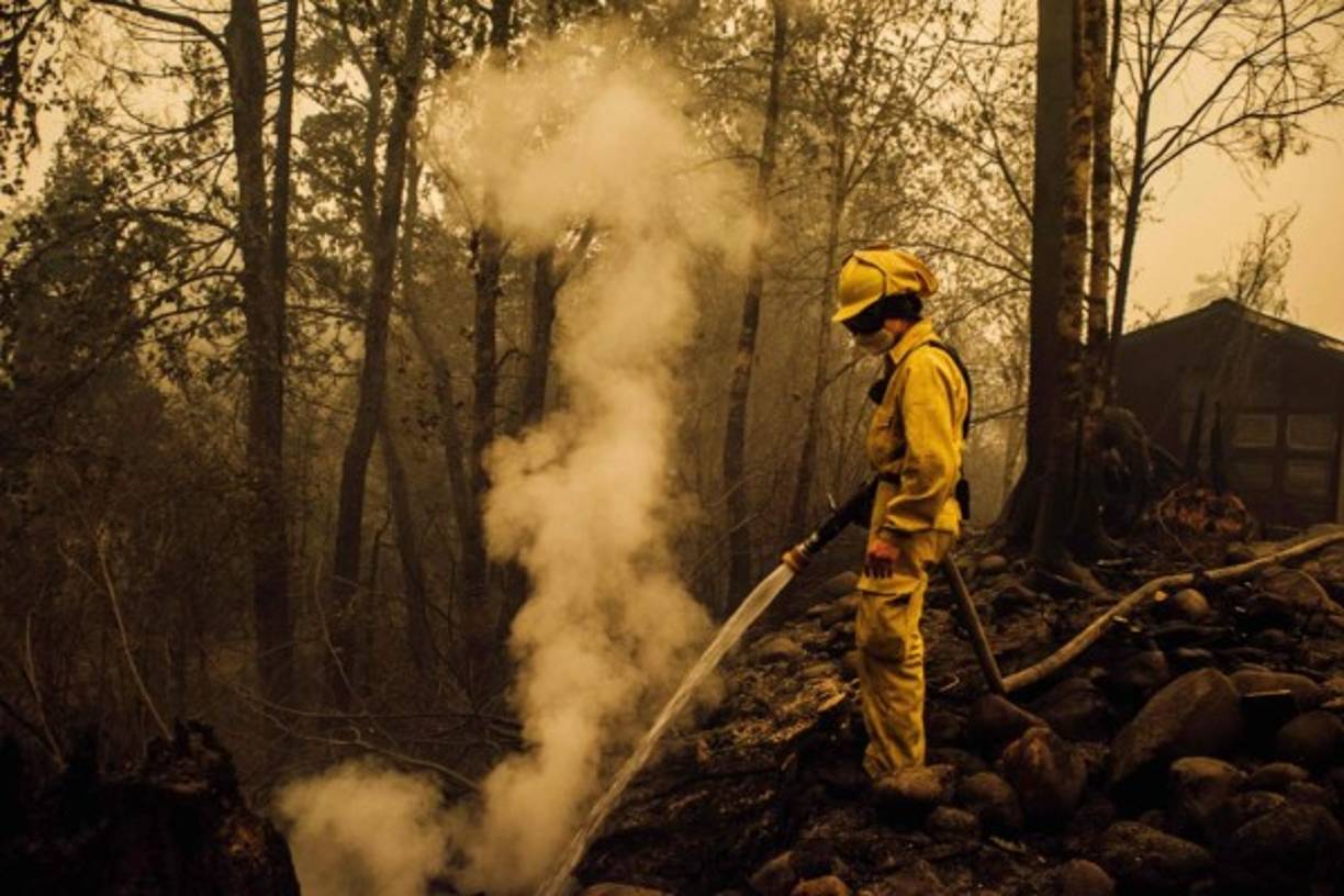 Una sequía crónica y fuertes vientos alimentan los fuegos esparcidos desde el estado de Washington, fronterizo con Canadá, hasta la ciudad californiana de San Diego, en la frontera con México. Pero aún es imposible evaluar el verdadero alcance de la destrucción, que se produce en medio de la pandemia del coronavirus que golpea al país, y que ya marcó récords.