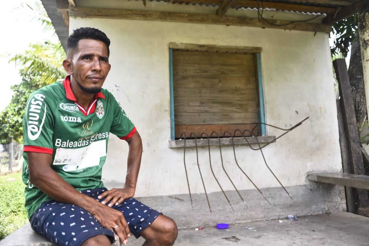 Cristian Martínez está preocupado por la situación en la aldea Crique Las Marías.