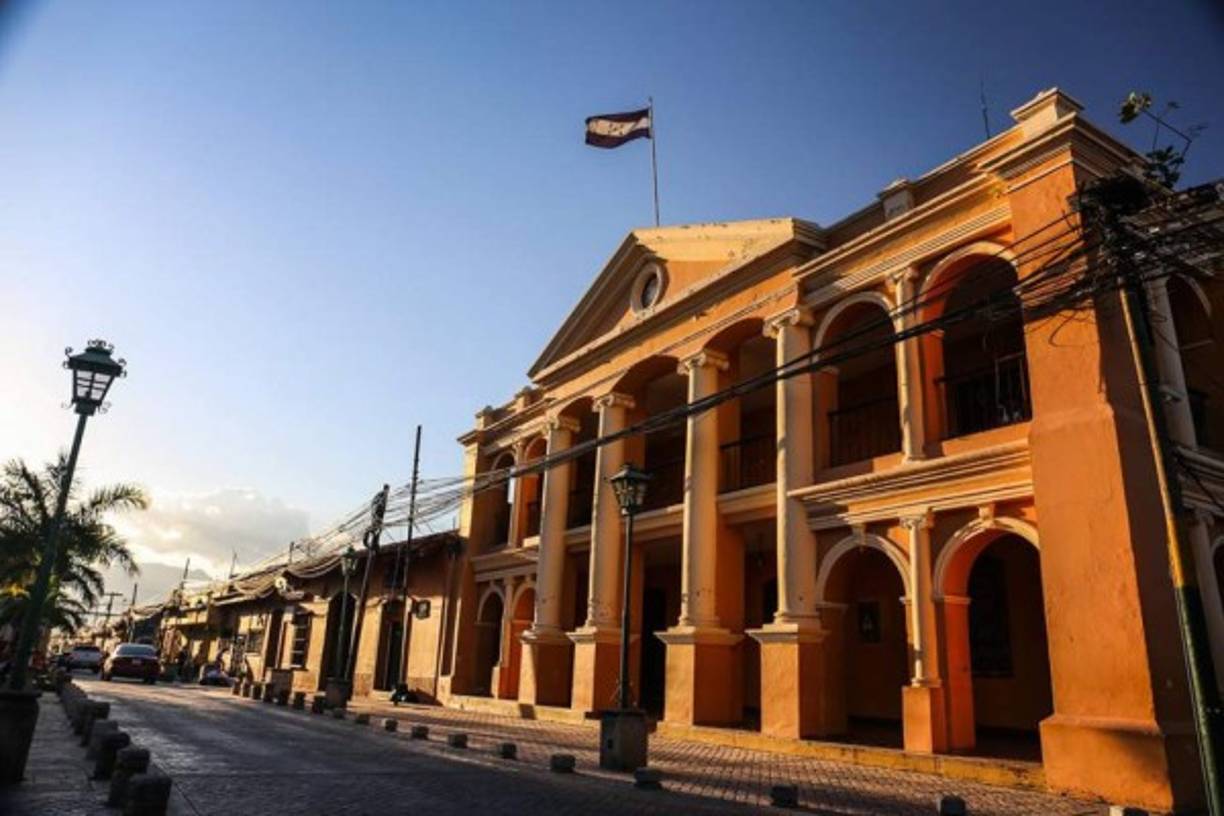 El palacio municipal de Comayagua.