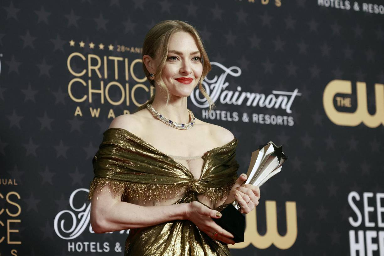 Mejor actriz de serie limitada o película para televisión: Amanda Seyfried, “The Dropout” (Hulu).