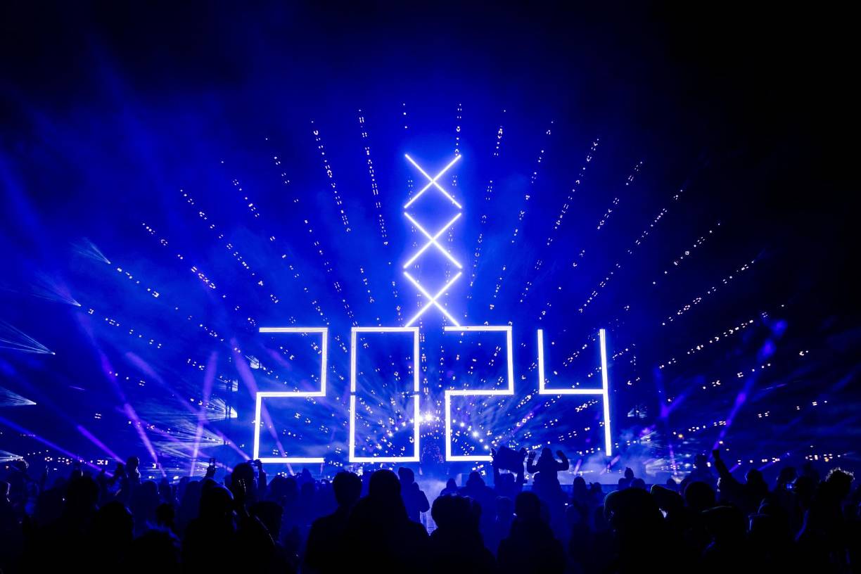 En Ámsterdam prepararon un show de fuegos artificiales para los niños.