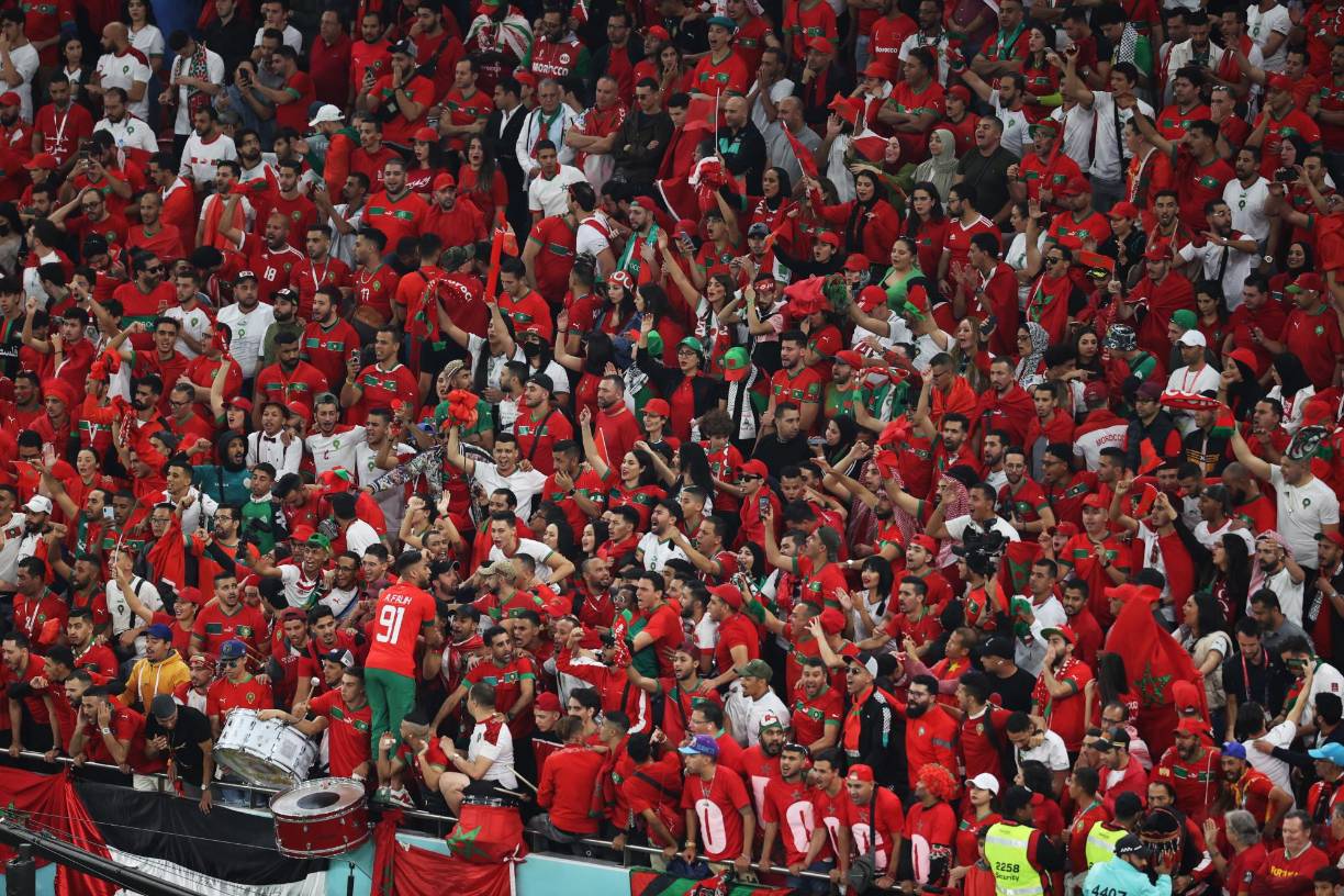 Marruecos está en semifinales tras vencer 1-0 a Portugal y su afición se ilusiona con una final.
