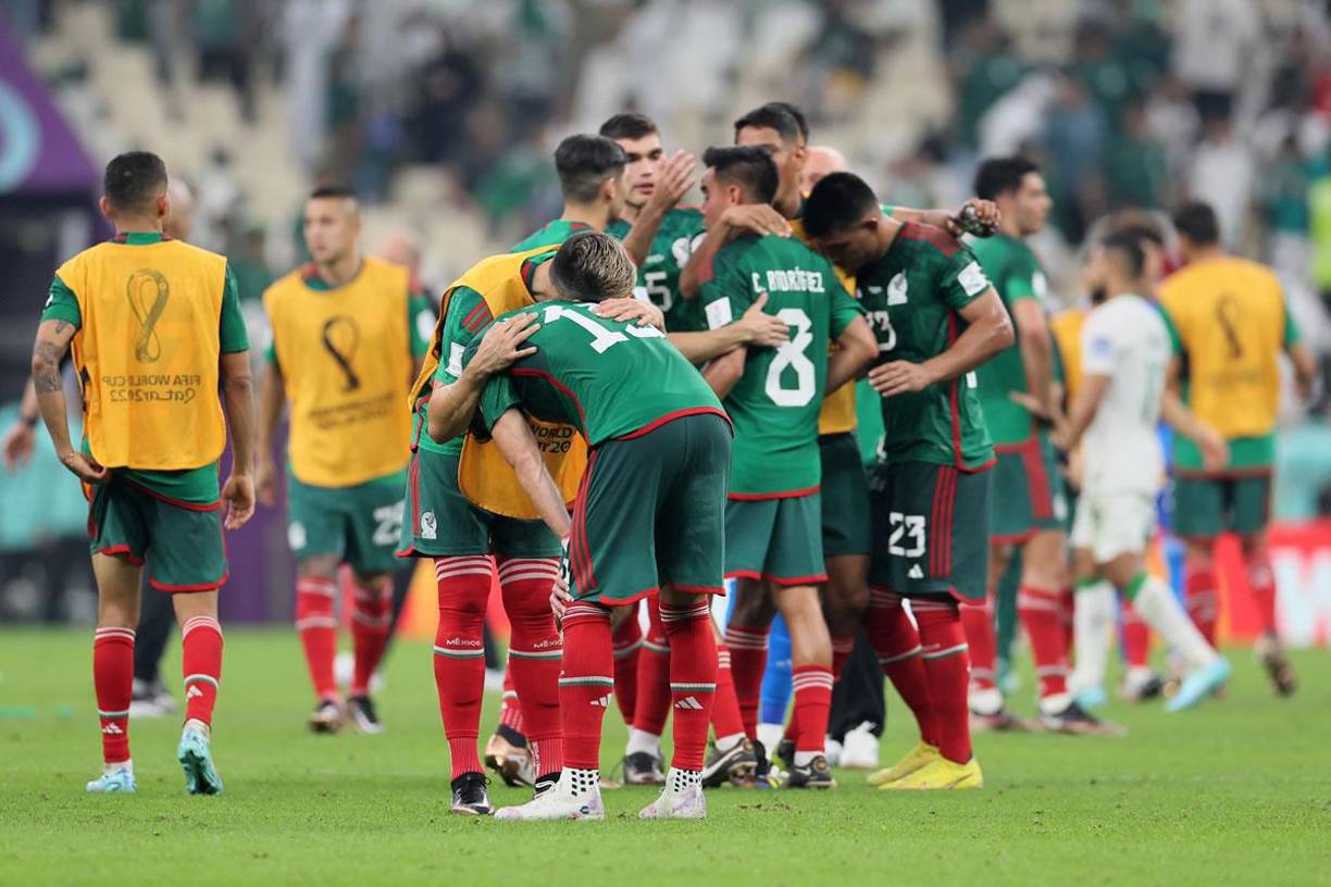 La tristeza de los jugadores mexicanos por la eliminación en el Mundial de Qatar 2022.