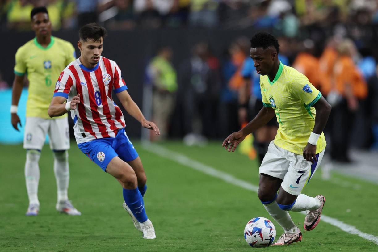 Vinicius Jr cumplió esta vez como líder de la ‘Seleçao’ anotando dos dianas en los minutos 35 y 45+4. 