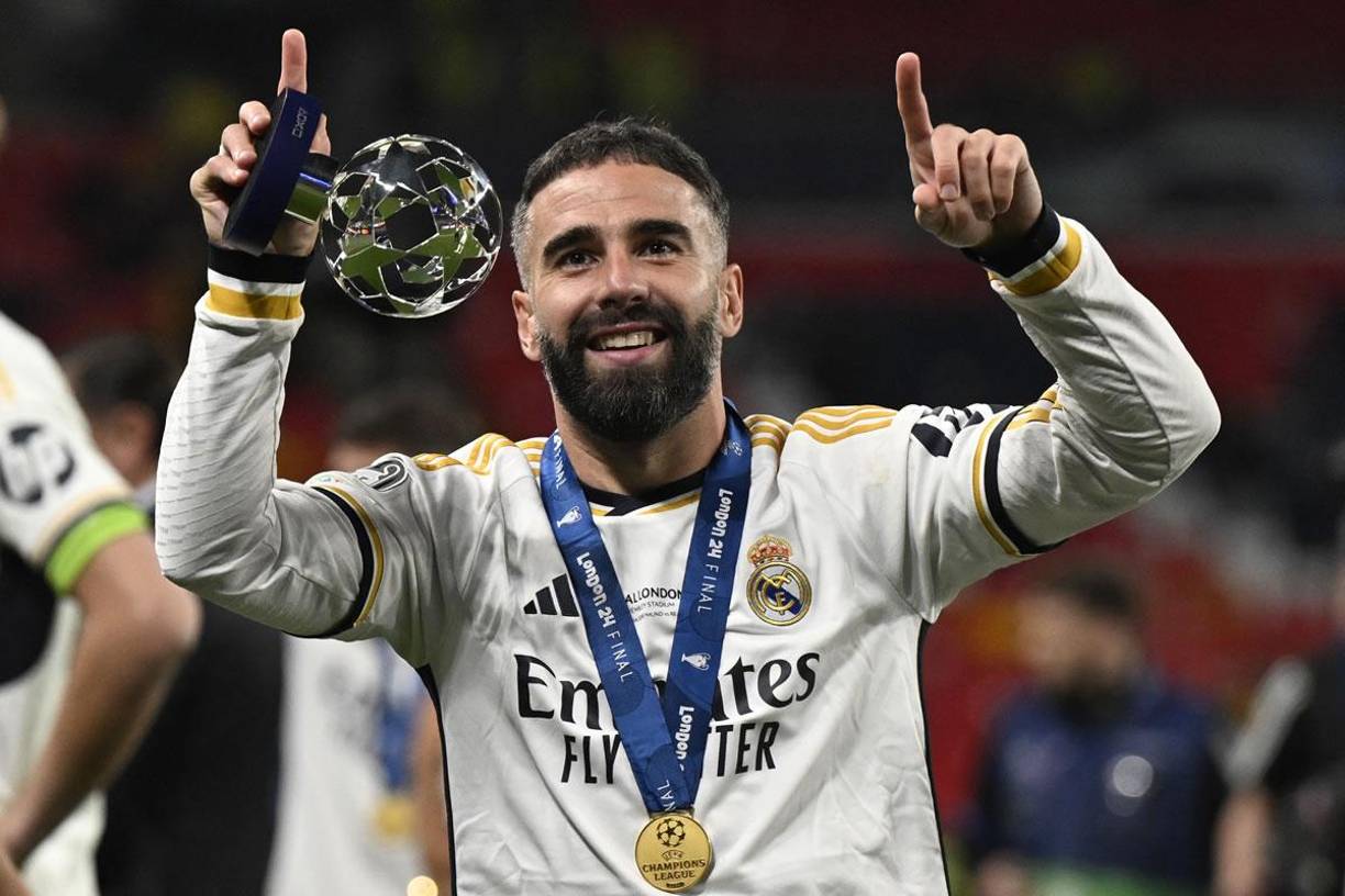 Dani Carvajal fue nombrado como el MVP de la final de la Champions League gracias a su gol que abrió el camino de la victoria del Real Madrid.