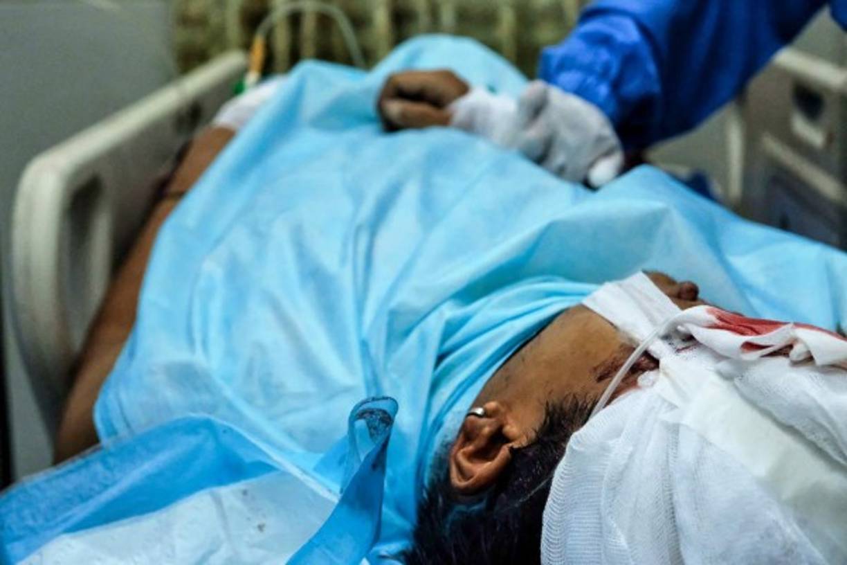 Los jefes militares de una docena de países, incluidos Estados Unidos, Gran Bretaña, Japón y Corea del Sur, se unieron este sábado para condenar el uso letal de la fuerza contra manifestantes desarmados en Birmania. Foto AFP