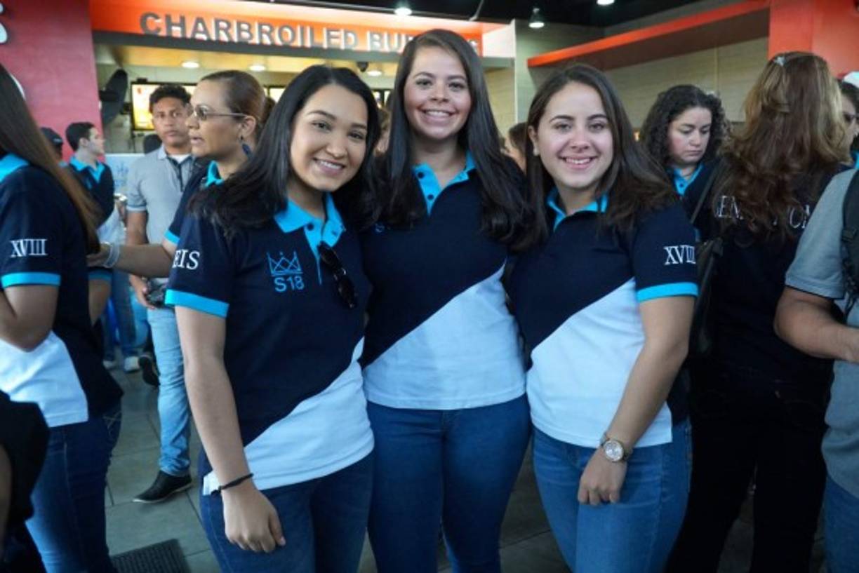 Ana Ordóñez, Ileana Ortega y Andrea Jordán.