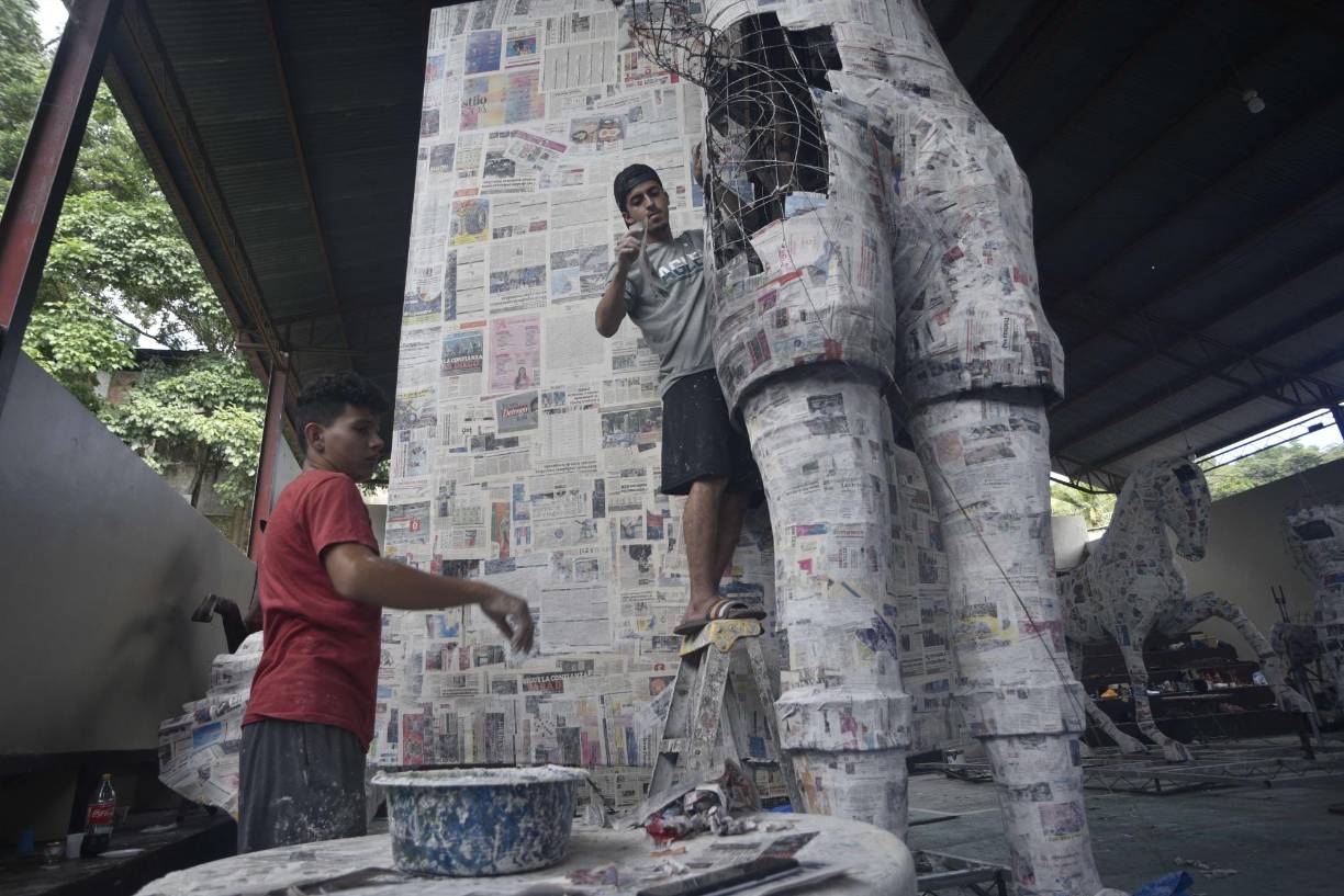Debido a la pandemia, en los dos últimos años se elaboraron pocas chimeneas para no perder la tradición.