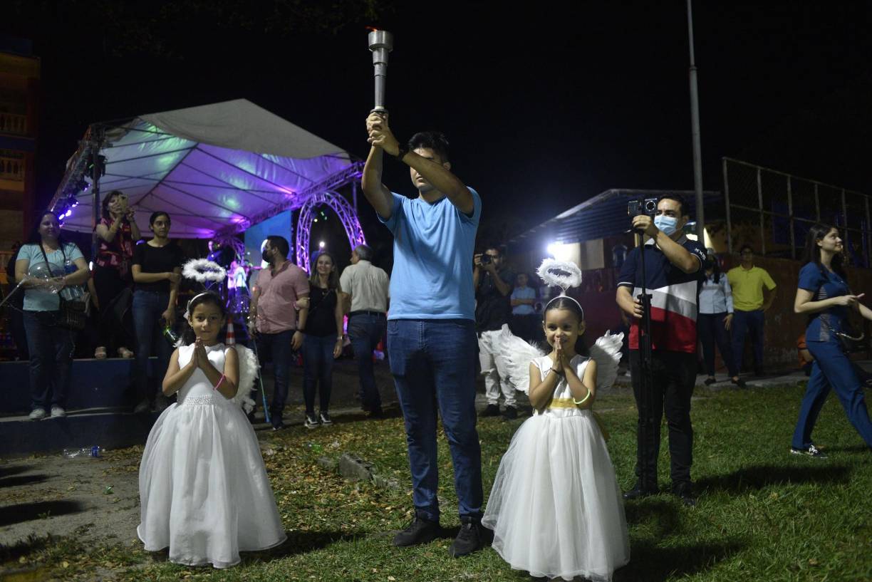 El encendido de la antorcha fue uno de los momentos más memorables