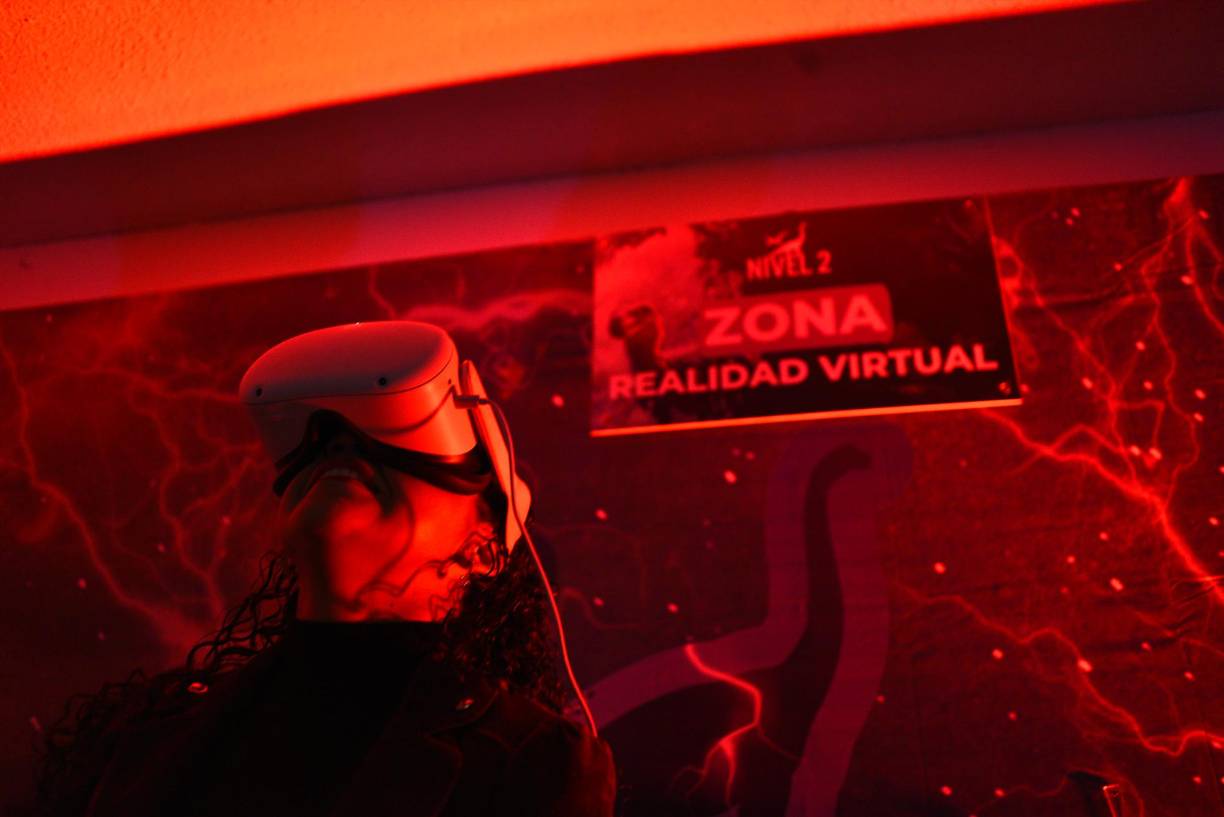 Además de la experiencia de dinosaurios también podrá vivir un momento de realidad virtual.