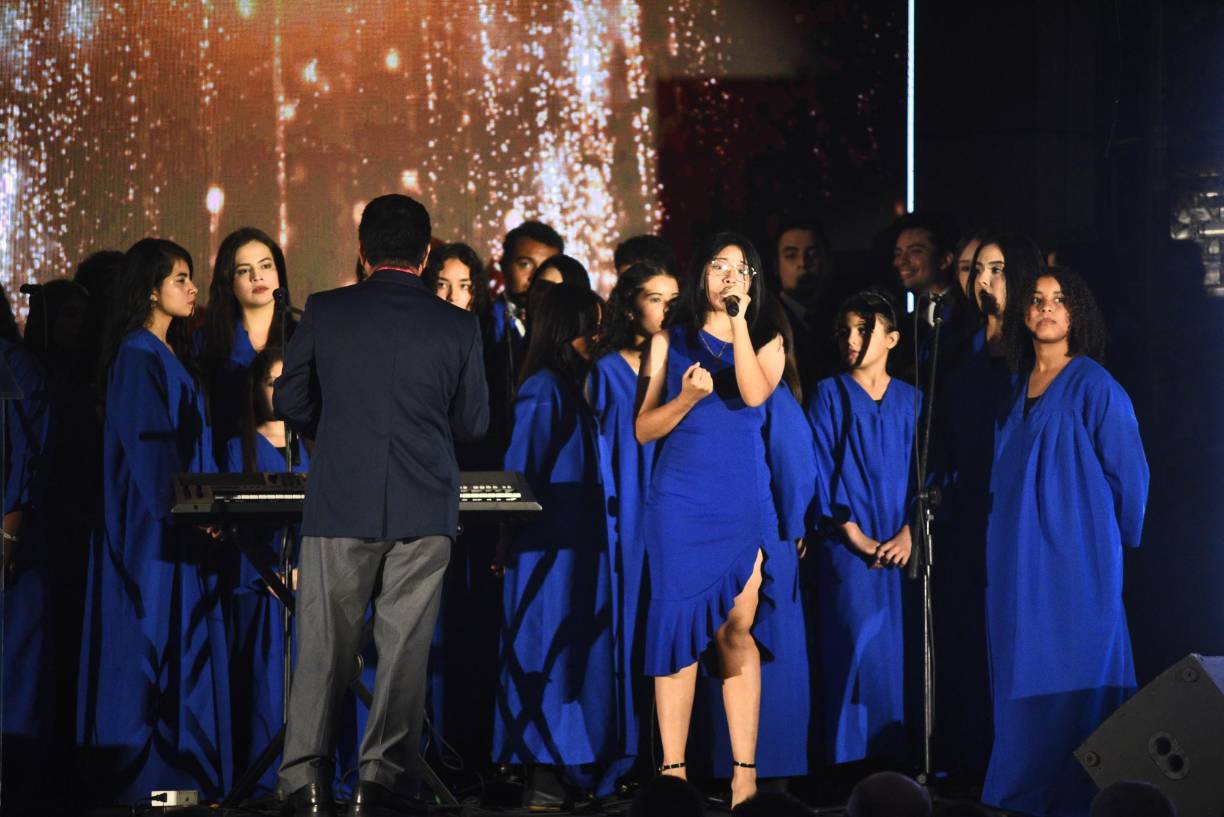 El Coro Osovi deleitó a los presentes con sus presentaciones musicales. 