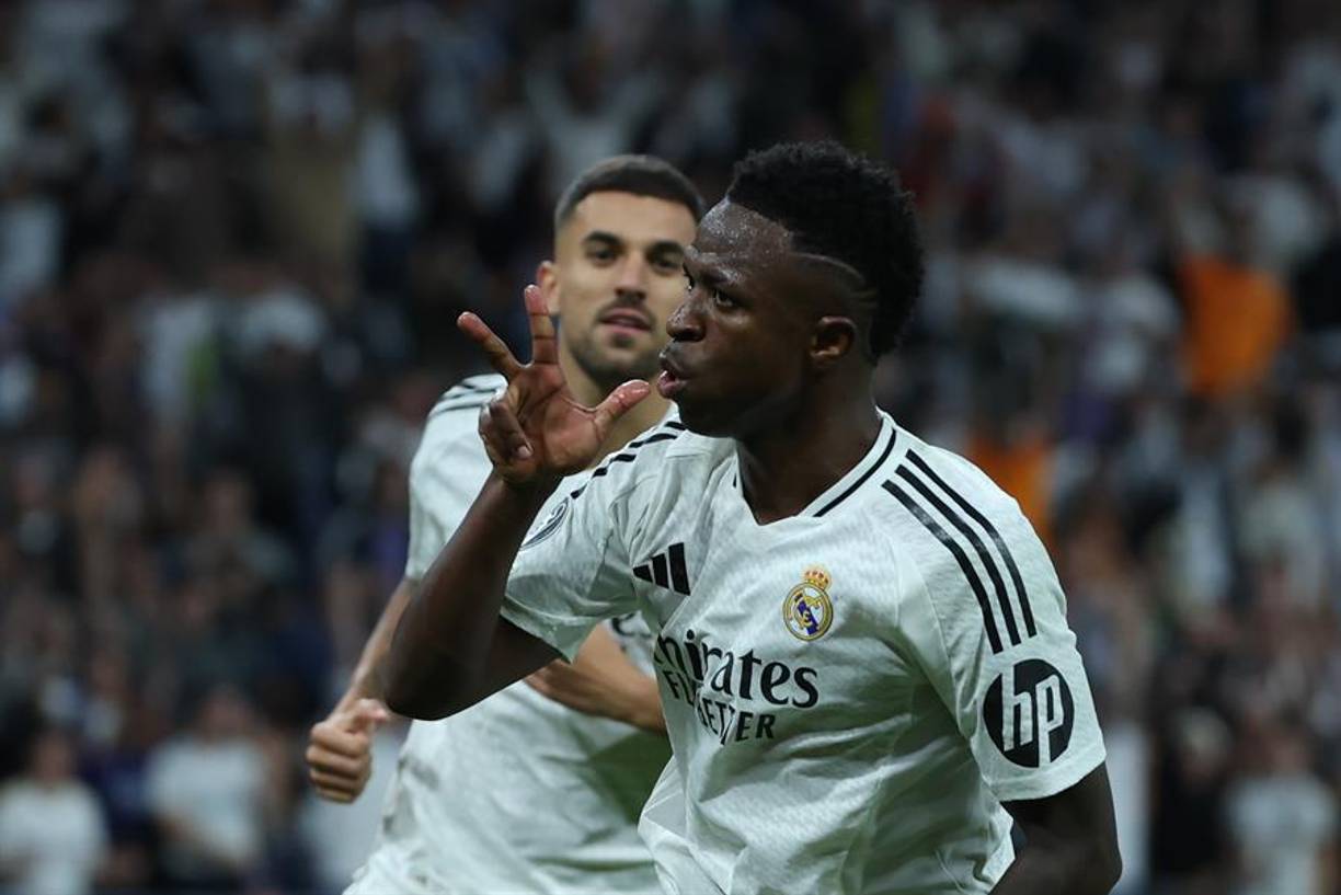 Con el triplete de Vinicius, el Real Madrid liquidó por 5-3 al Borussia Dortmund en el Bernabéu. 