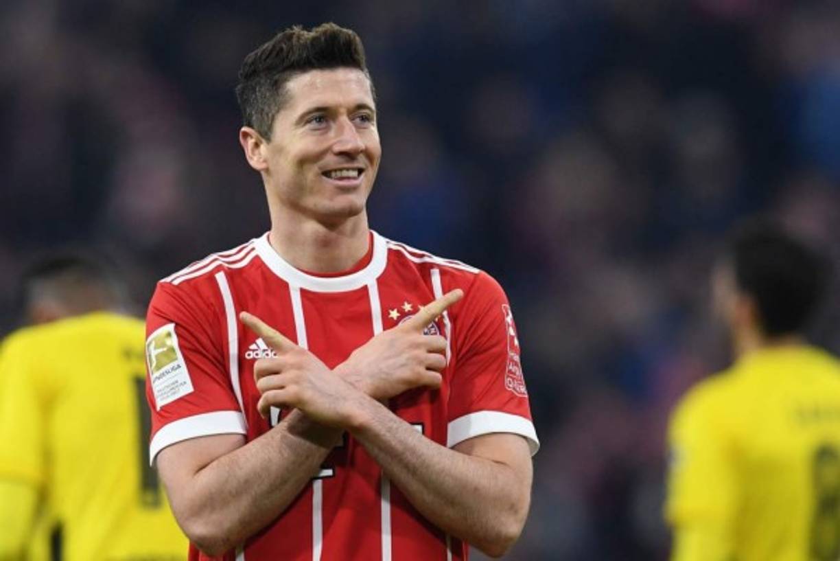 3) Robert Lewandowski (Bayern Múnich): 52 puntos (26 goles).